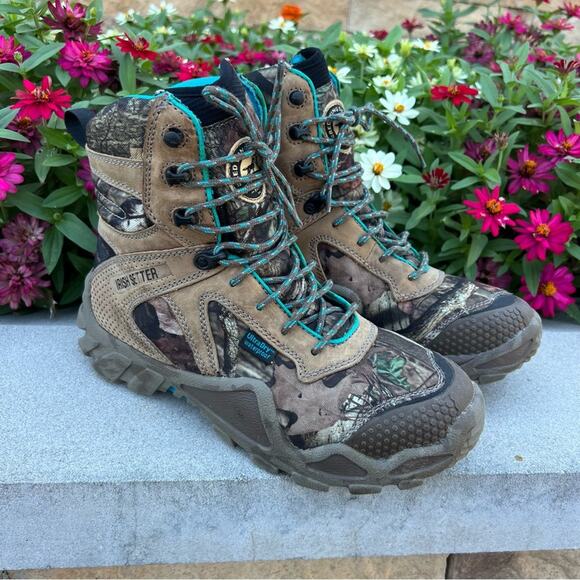 Irish Setter Camo Hunting VAPRTREK 400 Gram Boots Womens Size 8.5 - Picture 1 of 9